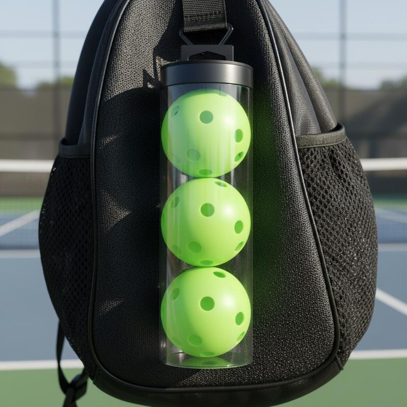 Badminton House - Boîte de rangement transparente pour pickleball