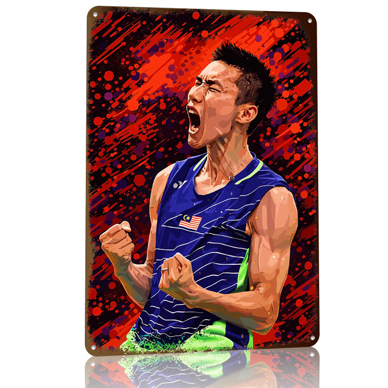 Affiche texturée 3D « Joueur d - Badminton House avis et prix